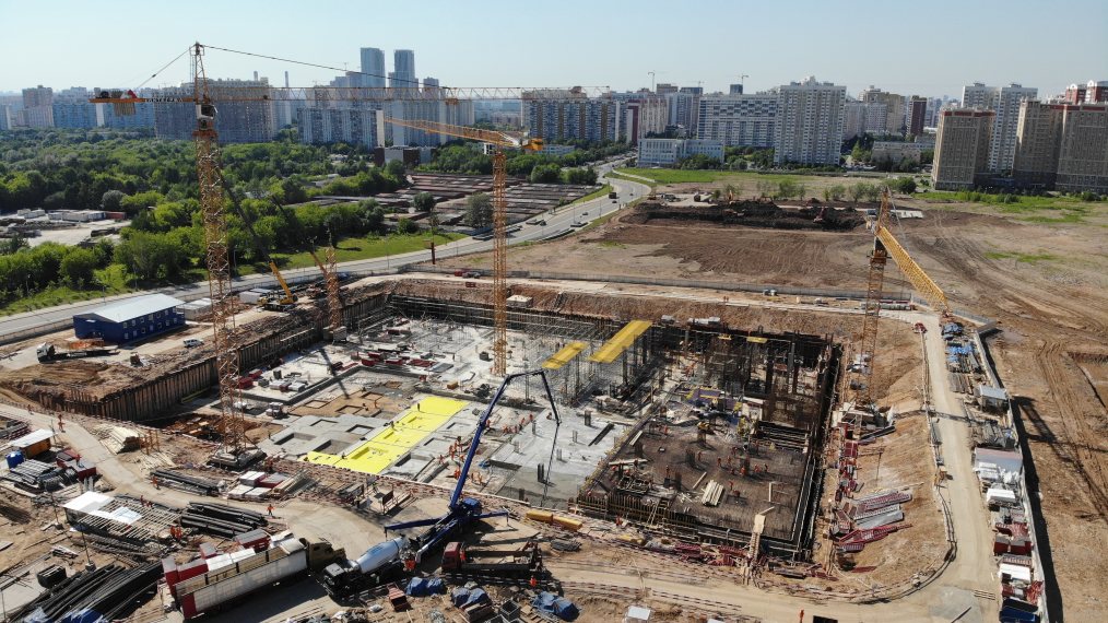 Устройство фундаментной плиты здания